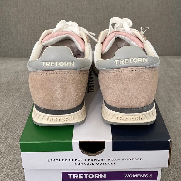 NIB🎀 TRETORN Women's Rawlins Casual Lace-Up Blush Sneakers Size 8 - Picture 5 of 12